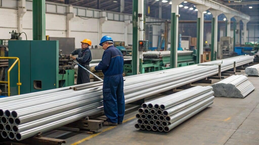 A detailed chart showing the aluminum alloy and temper designation system with explanations for each part of the code.